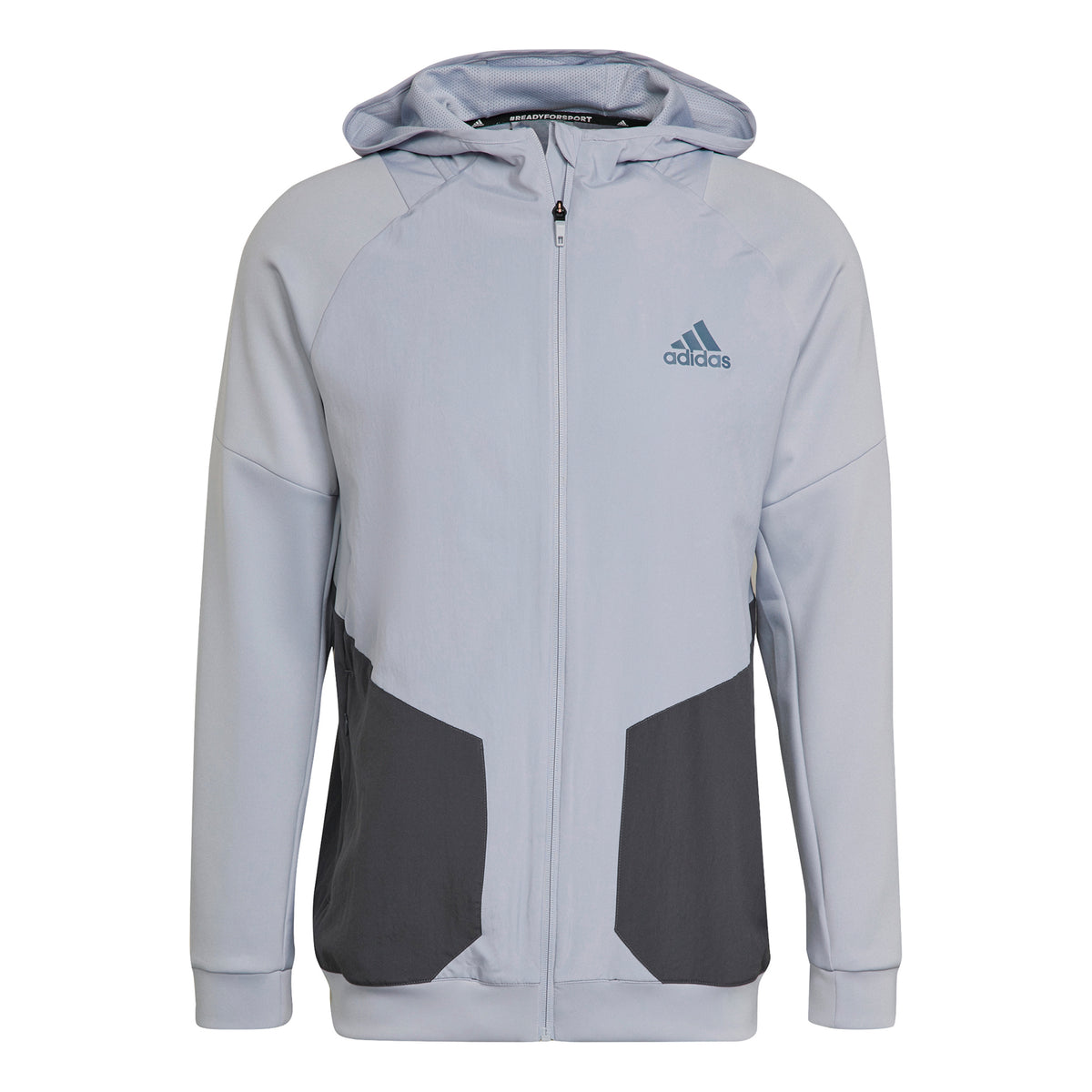adidas Training Sportjas Heren - zilver, grijs
