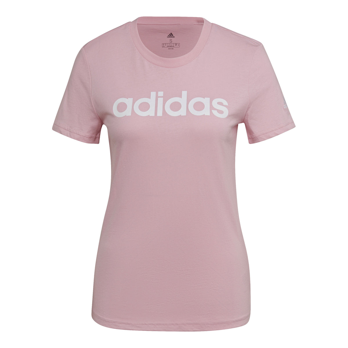 adidas Linear T-shirt Dames - pink,