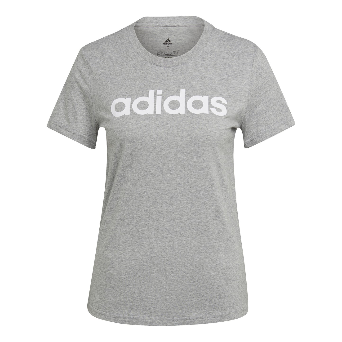 adidas Linear T-shirt Dames-Grijs
