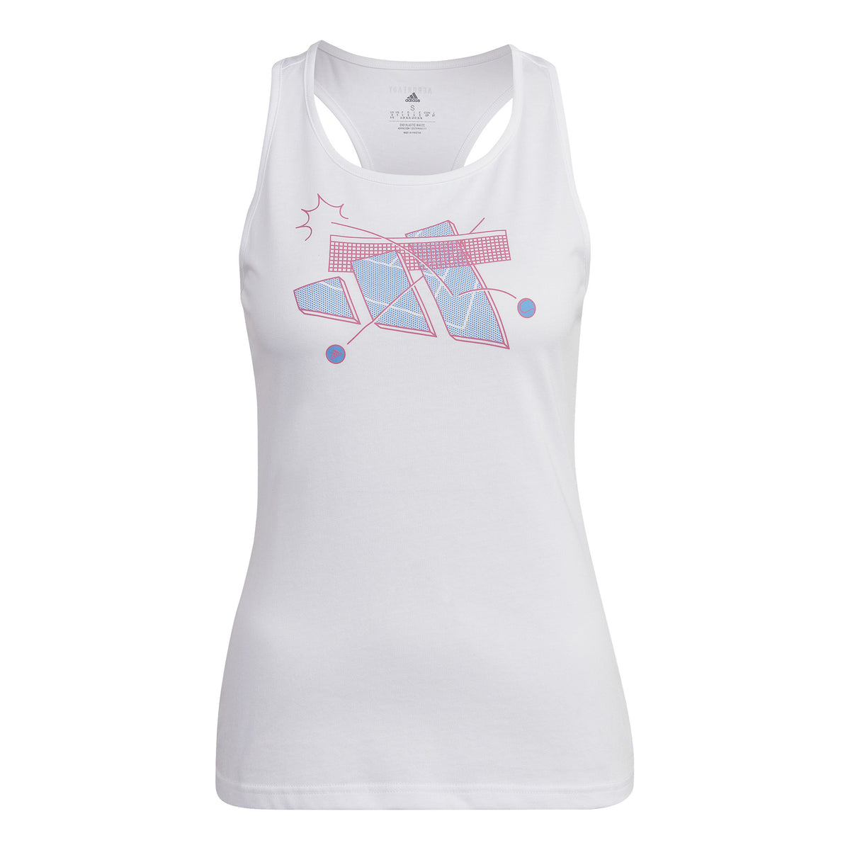 adidas Cat Graphic Tanktop Dames - wit,