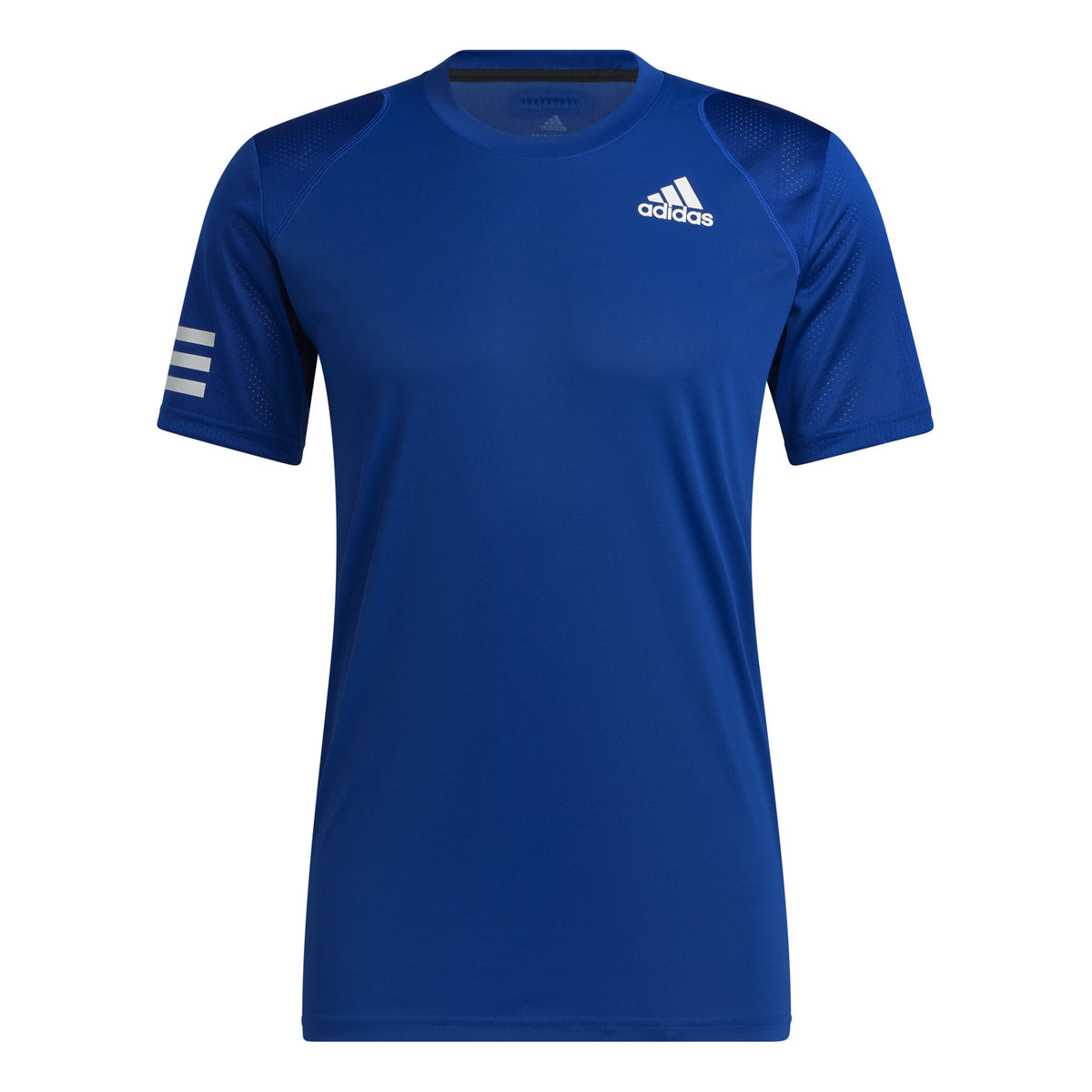 adidas Club 3 Stripes T-shirt Heren - blauw,