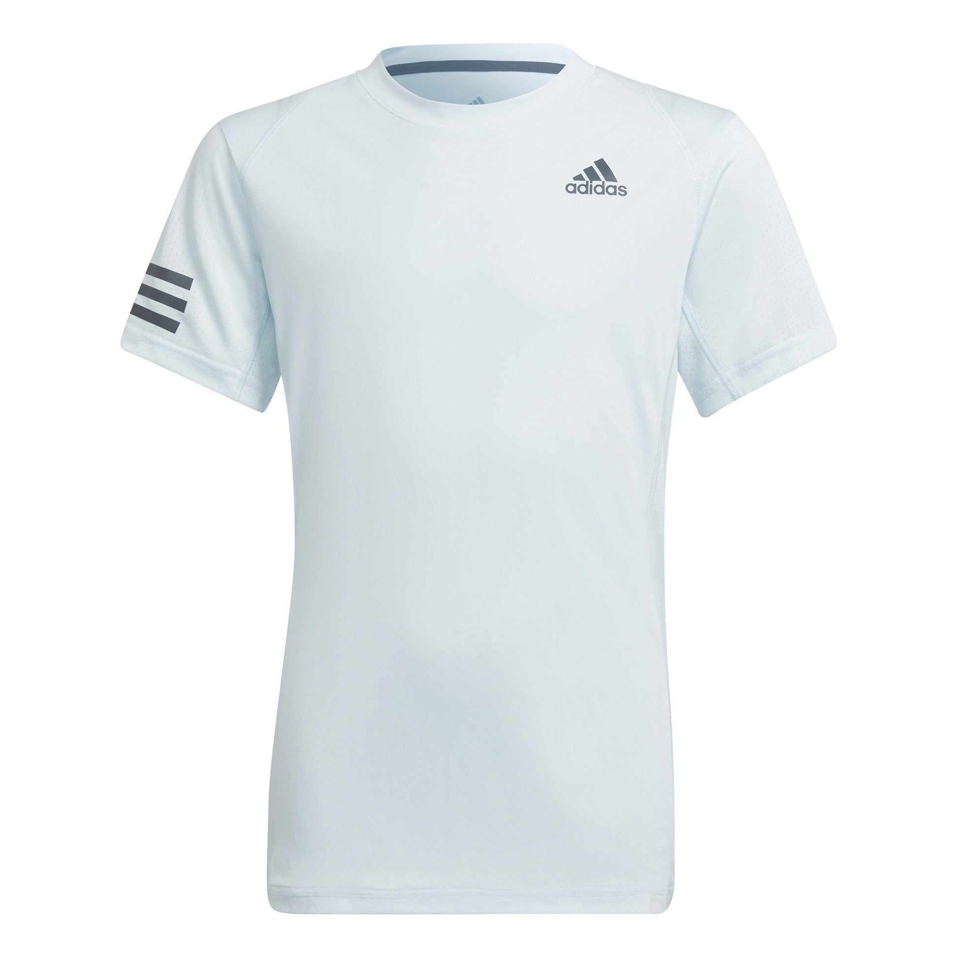 adidas Club 3 Stripes T-shirt Jongens - lichtblauw,