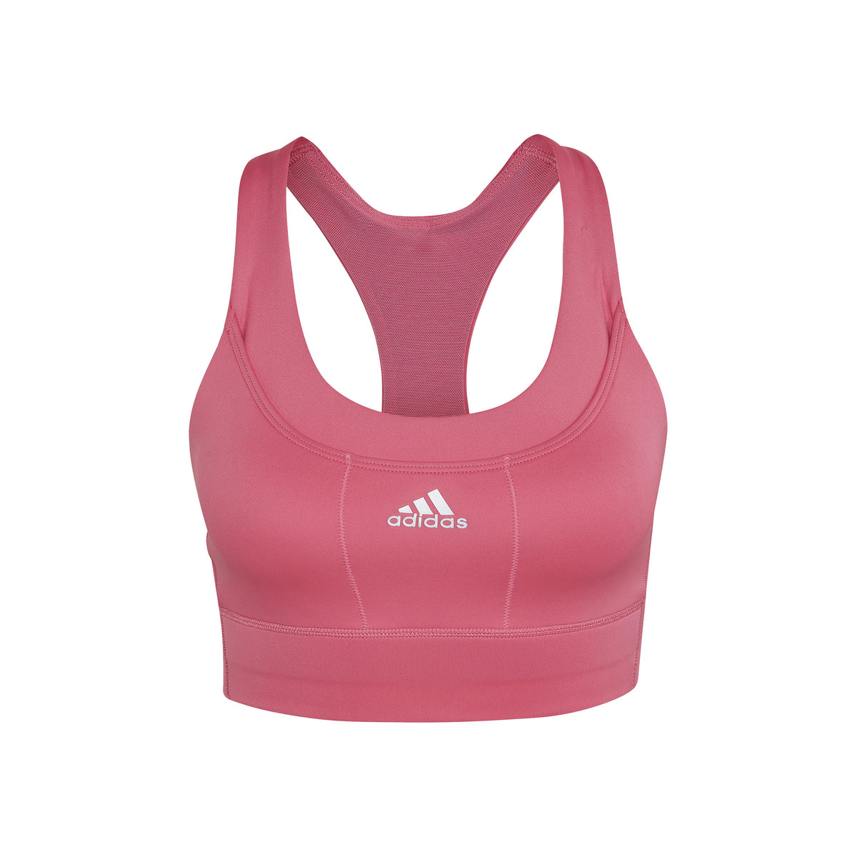 adidas Medium Support Primeknit Sport-bh Dames-Rood