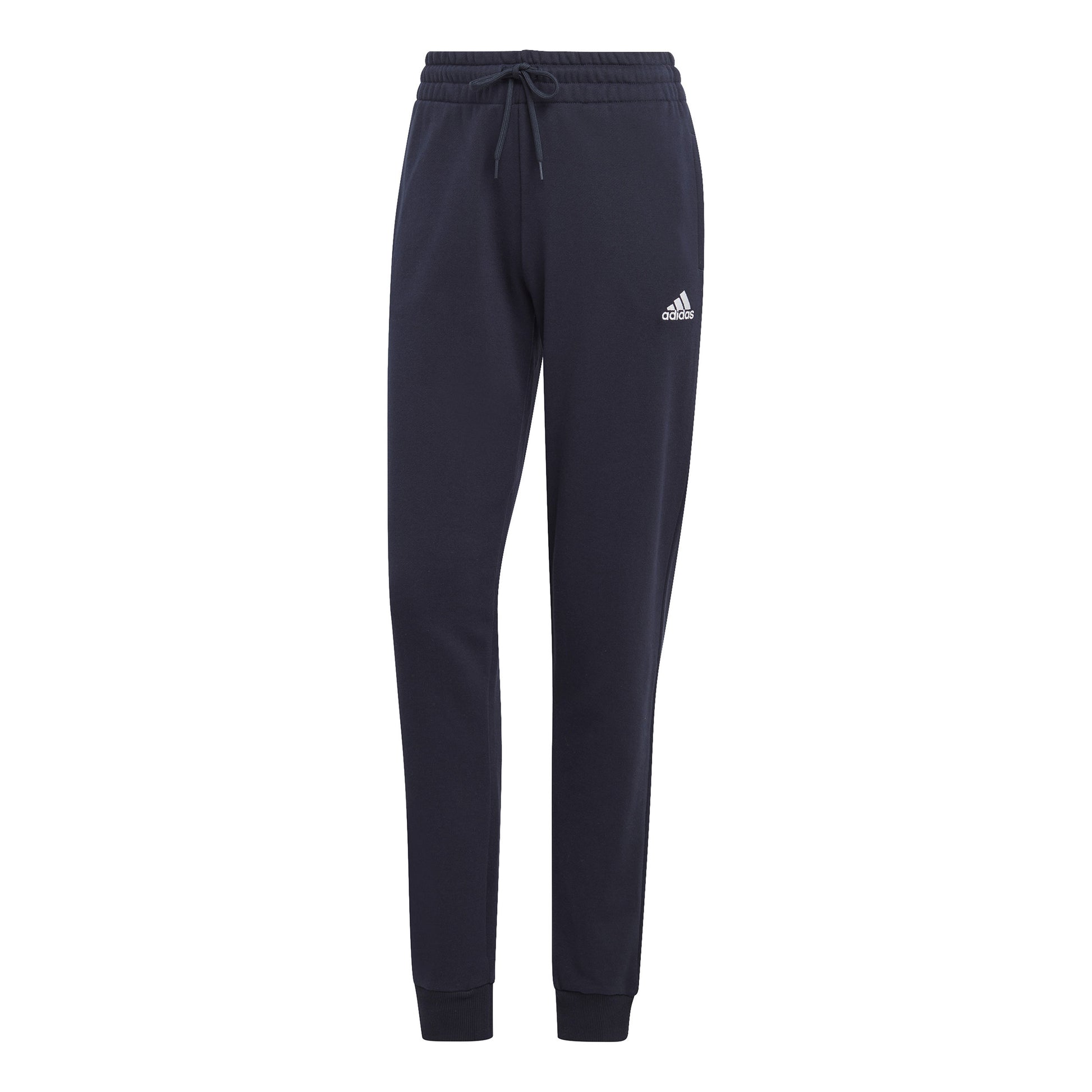 adidas Essentials Linear French Terry Trainingsbroek Dames - donkerblauw, wit