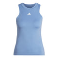 Training  Regular 3-Stripes Tanktop Dames - lichtblauw, wit