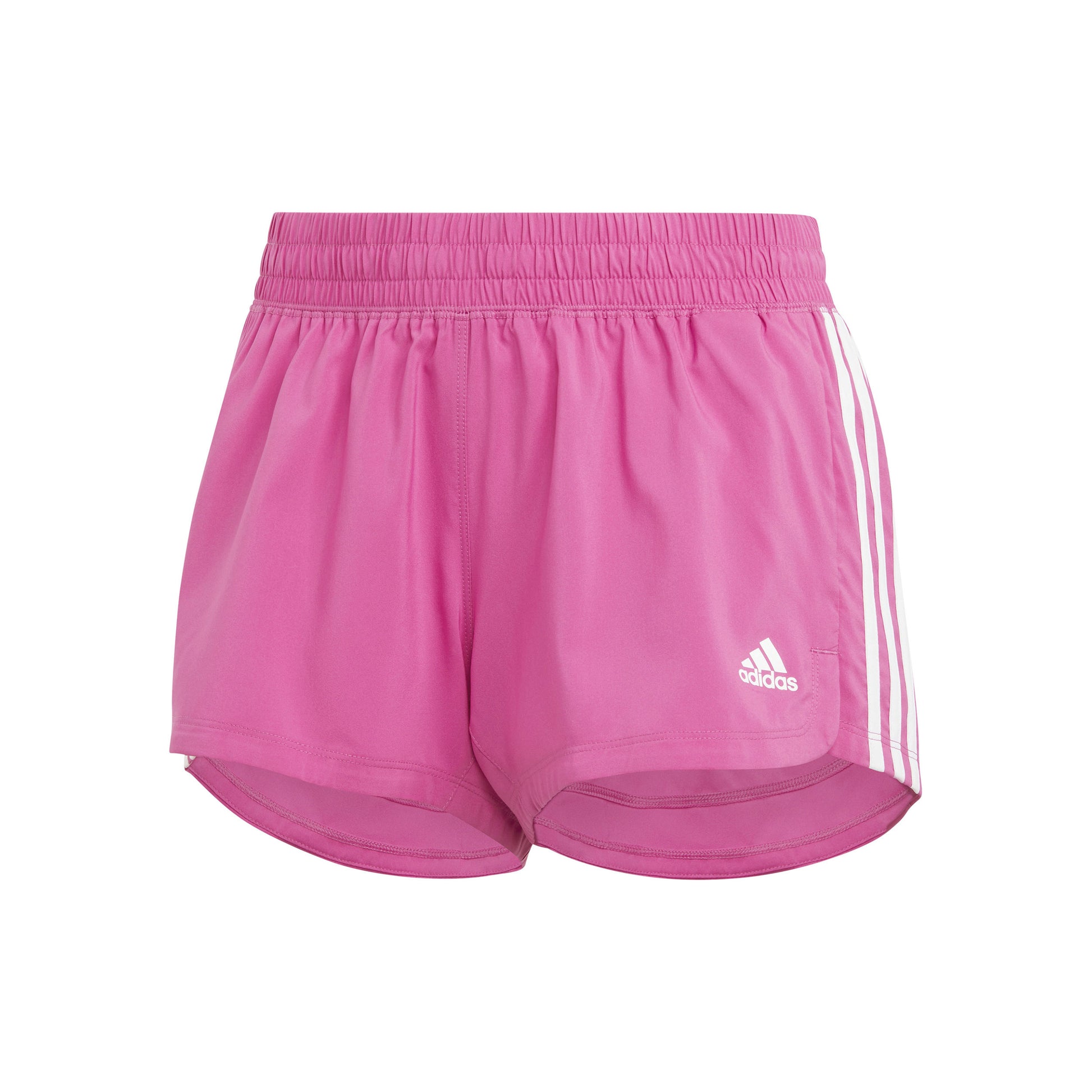 adidas Pacer 3-Streifen Woven Shorts Dames - pink, wit