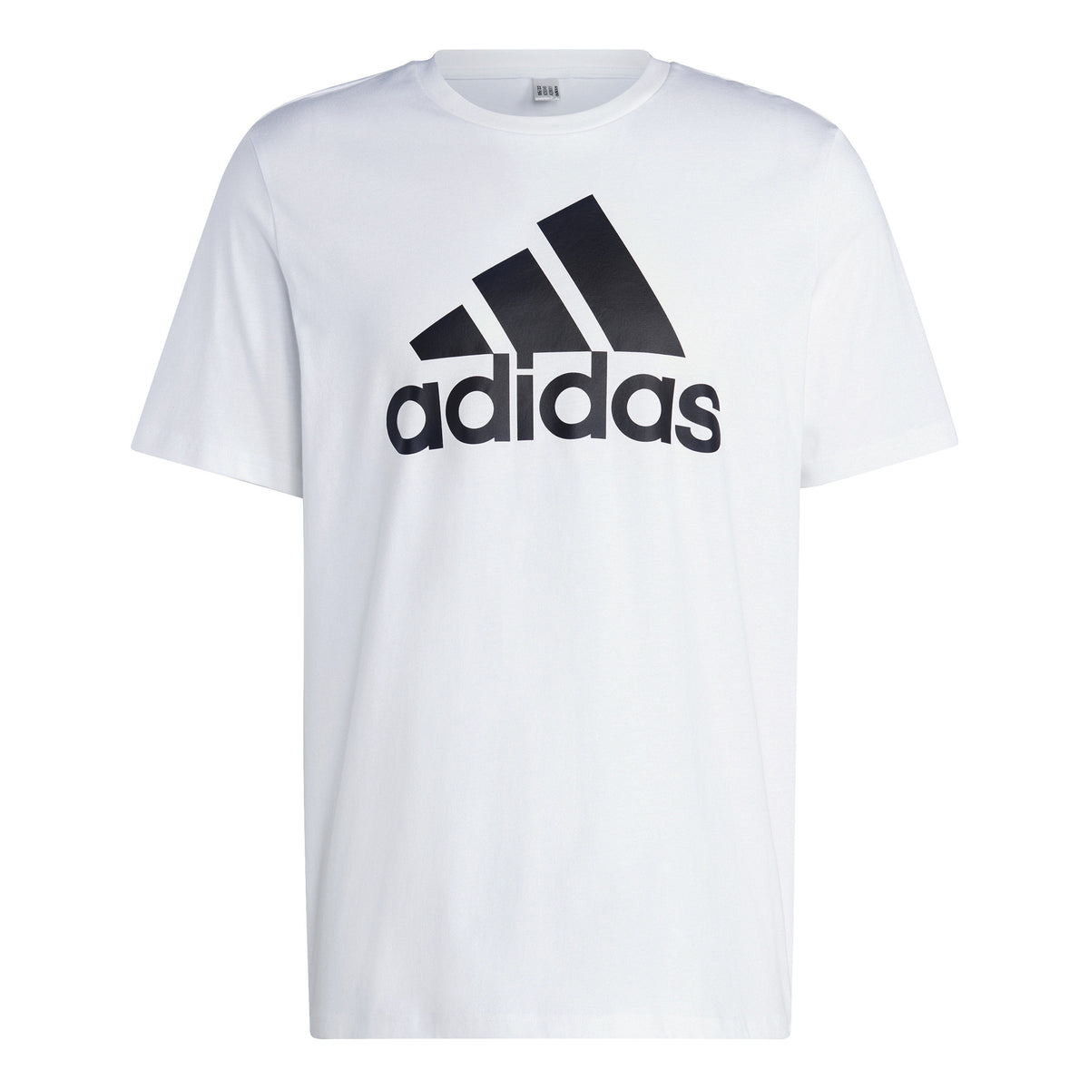 adidas Big Logo Single Jersey T-shirt Heren - wit, zwart