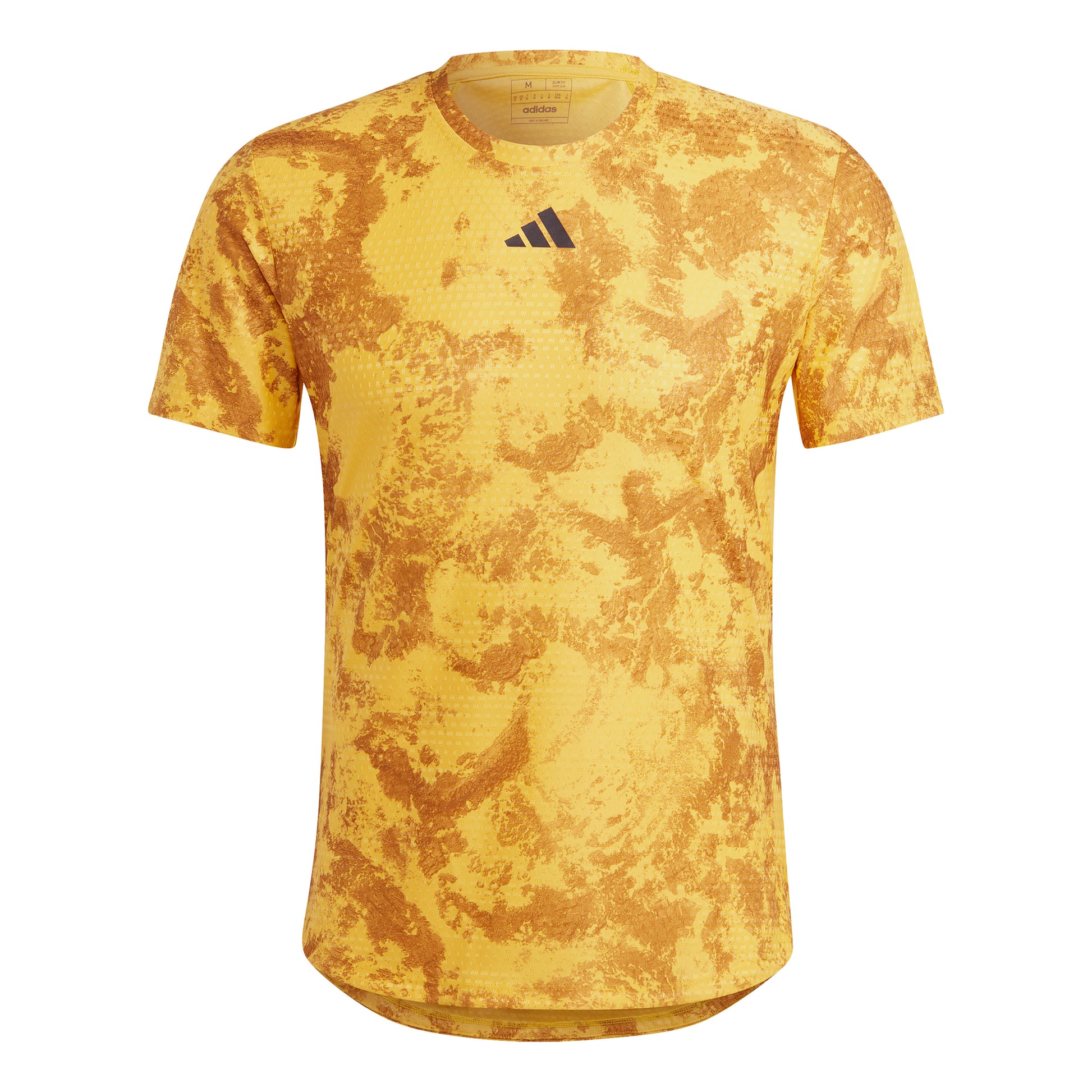 adidas Paris Freelift T-shirt Heren - goudgeel,
