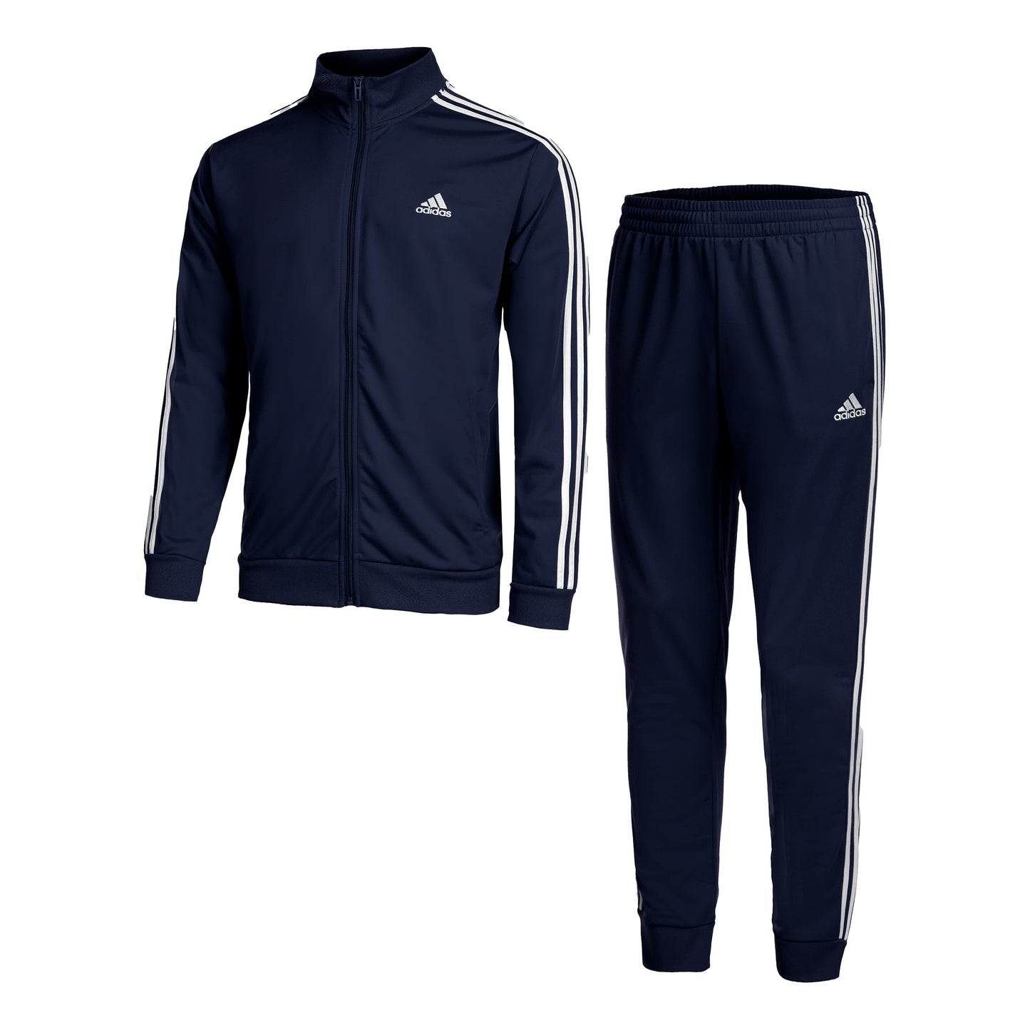 adidas 3Stripes Training Trainingspak Heren - donkerblauw, wit