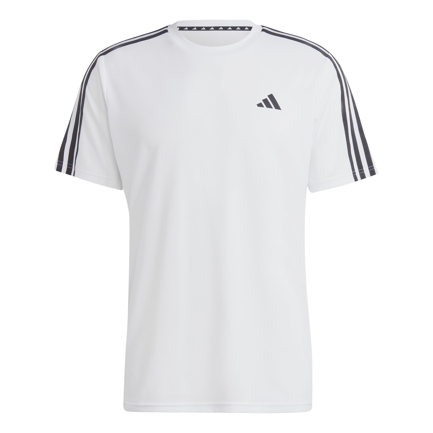 adidas Essentials Train 3-Stripes Training T-shirt Heren-Wit,Zwart