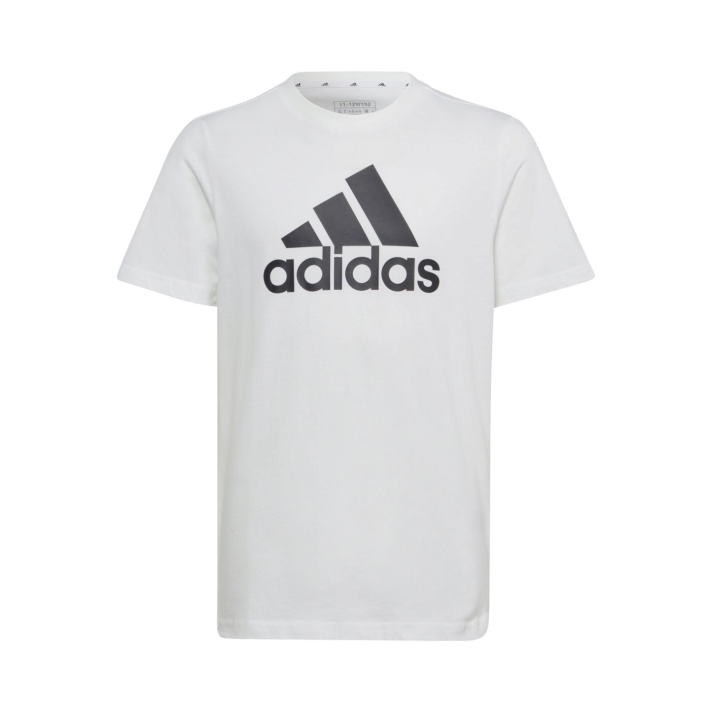 adidas Big Logo T-shirt Jongens - wit, zwart