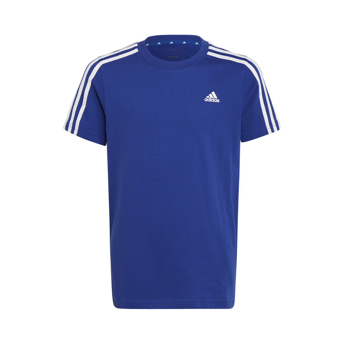 adidas 3Stripes T-shirt Jongens - blauw, wit