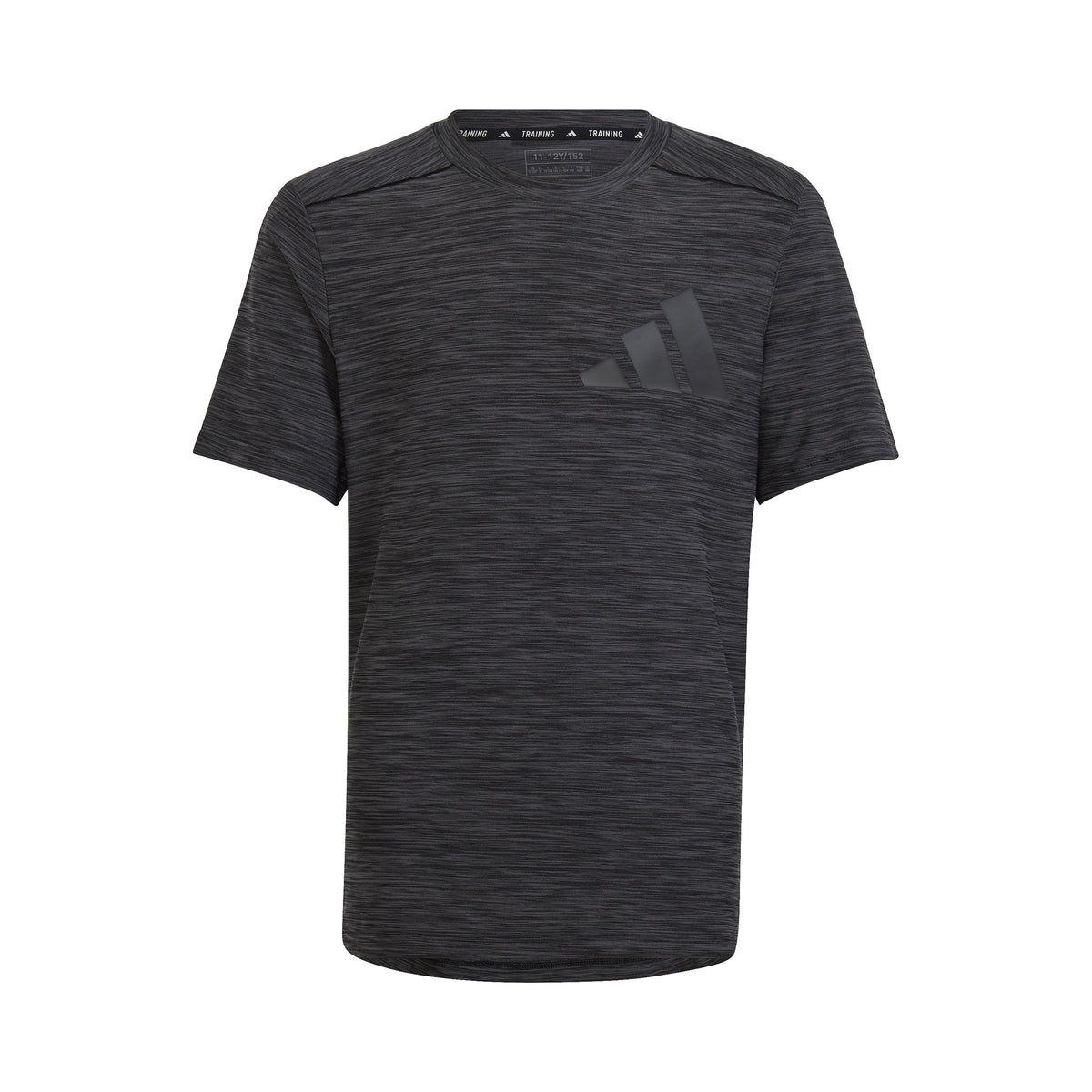 adidas AEROREADY Heather T-shirt Jongens - donkergrijs,
