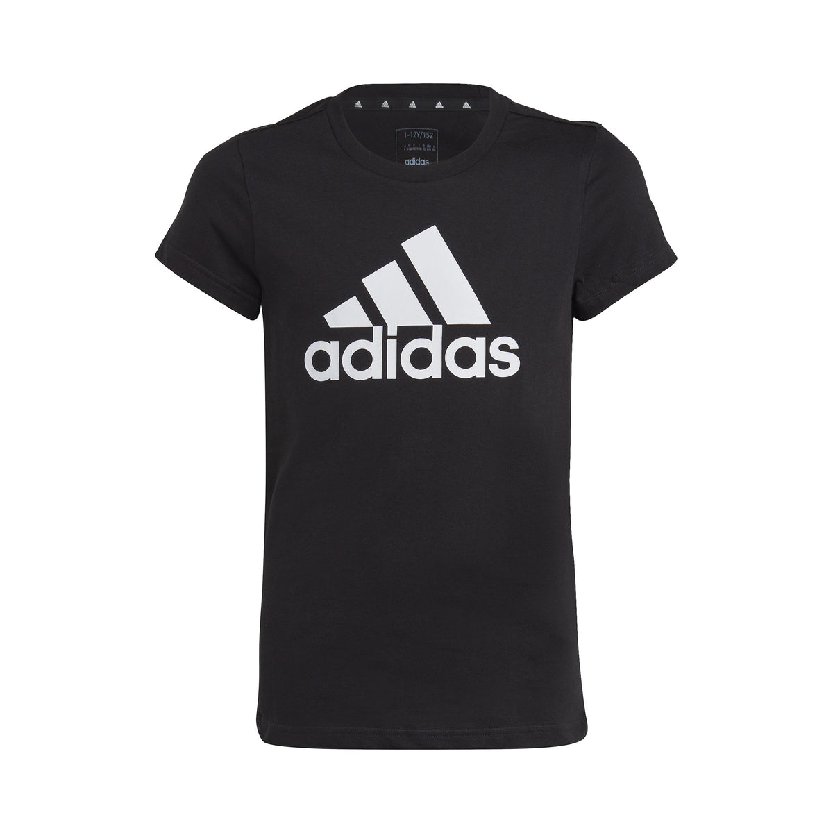adidas Big Logo T-shirt Meisjes - zwart, wit