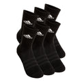 Crew Sportswear Ankle Sportsokken Verpakking 6 Stuks-Zwart,Wit