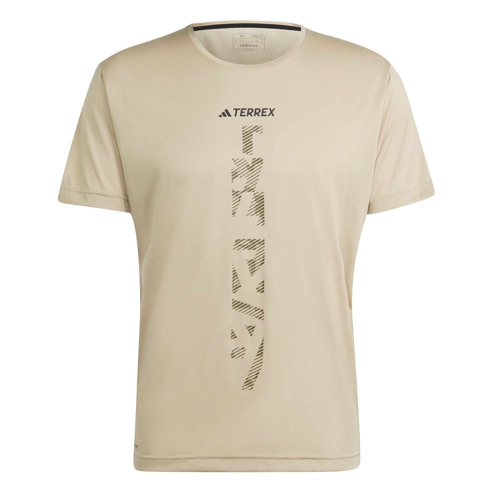 adidas Terrex AGR Hardloopshirt Heren - beige,