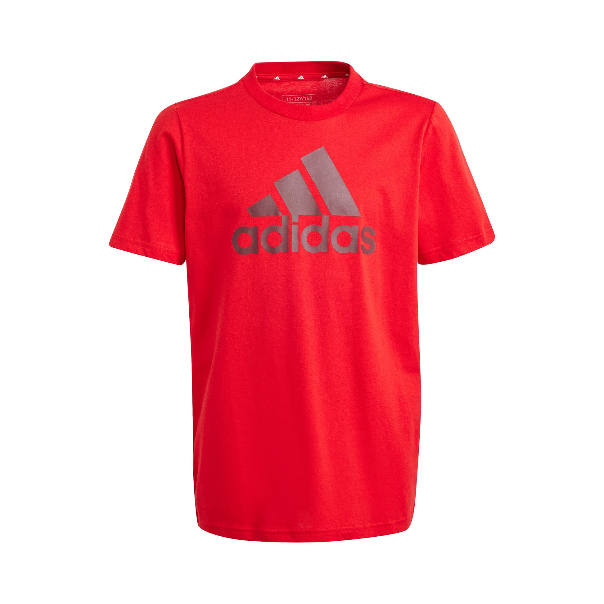 adidas Big Logo T-shirt Jongens - rood, zwart