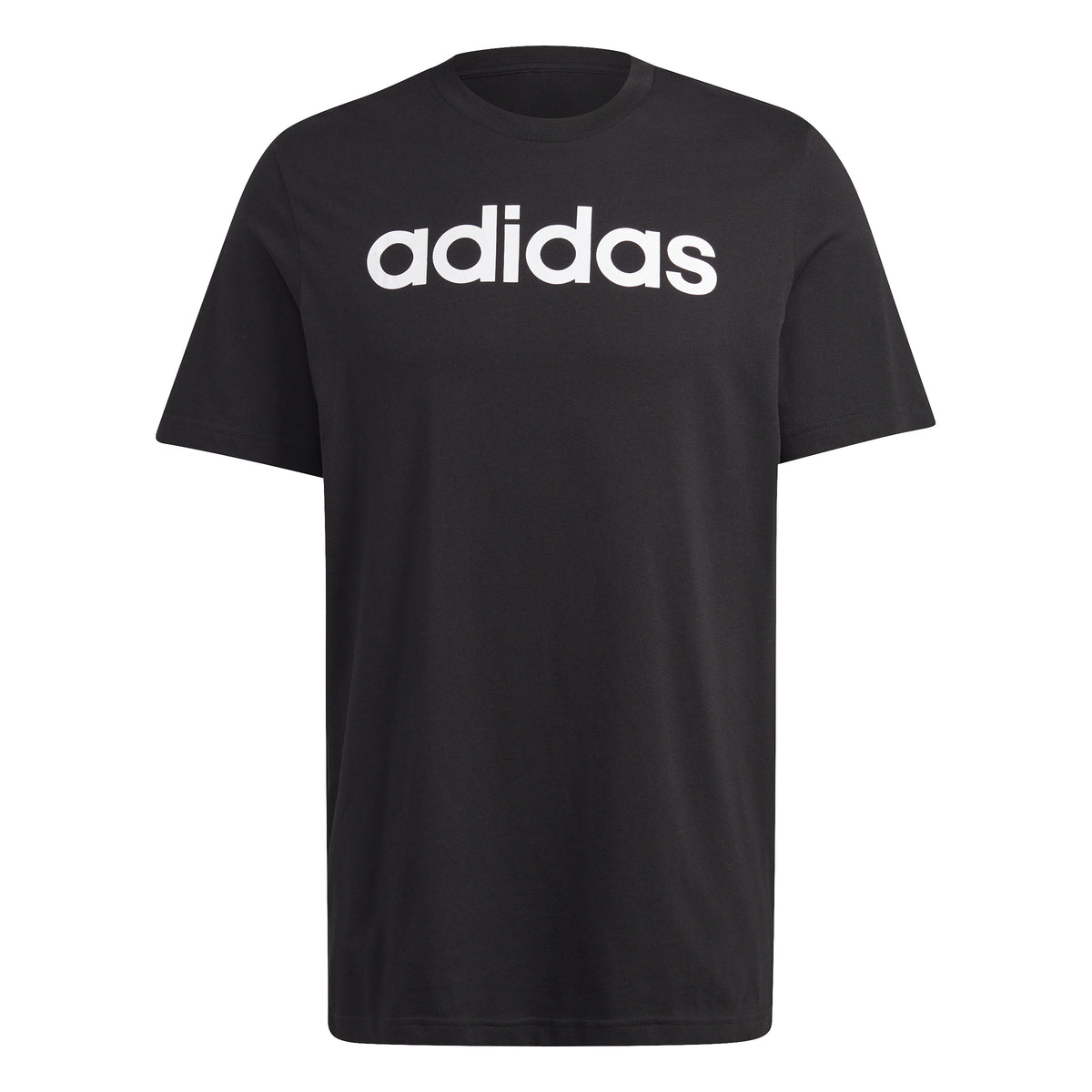 adidas LIN Singel Jersey T-shirt Heren - zwart, wit