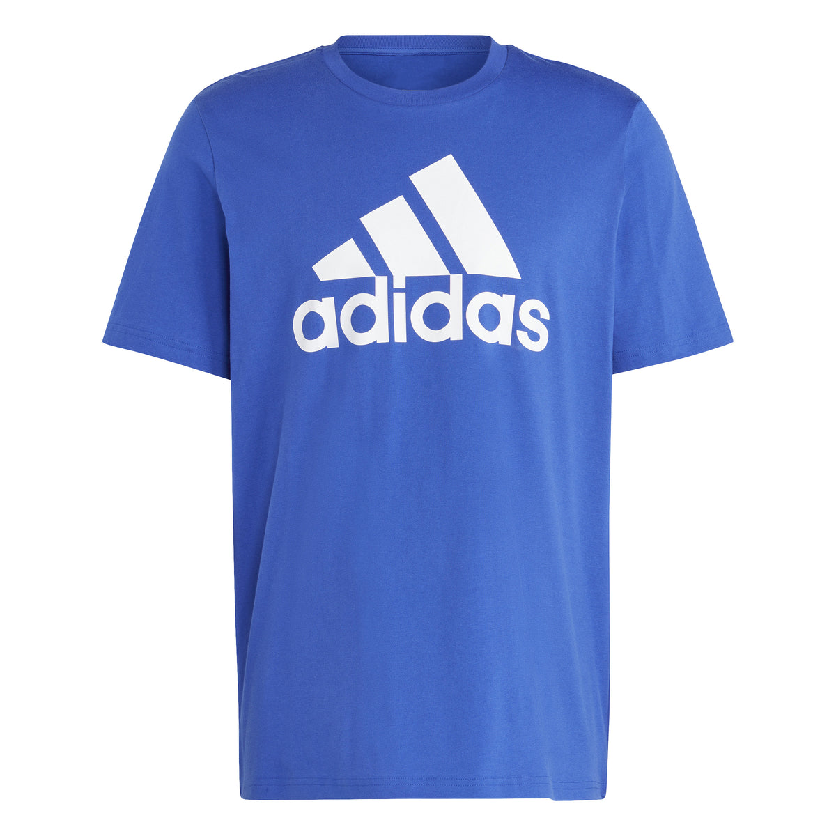 adidas Big Logo Single Jersey T-shirt Heren - blauw, wit