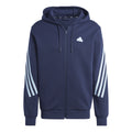 Future Icon 3 Stripes Full-Zip Sportjas Heren - donkerblauw, turkoois