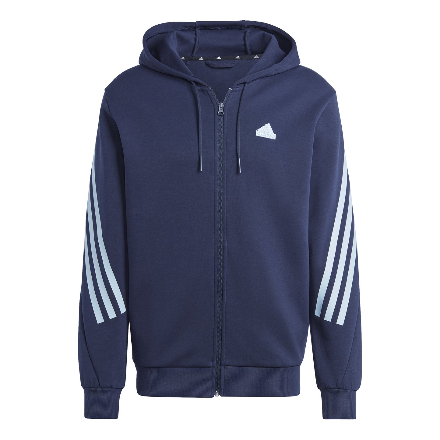 adidas Future Icon 3 Stripes Full-Zip Sportjas Heren - donkerblauw, turkoois