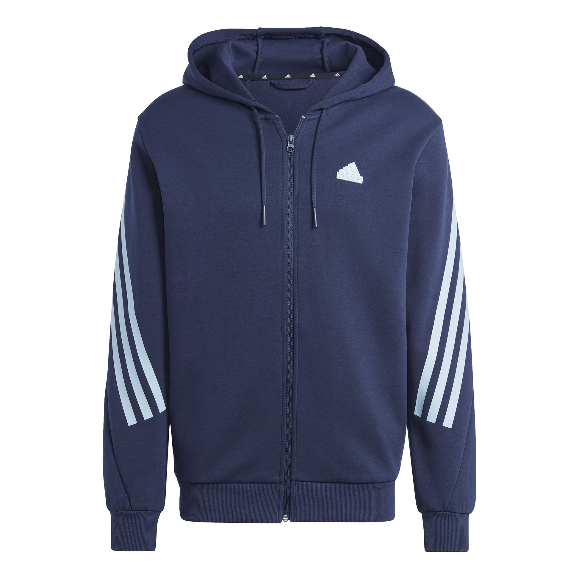 adidas Future Icon 3 Stripes Full-Zip Sportjas Heren - donkerblauw, turkoois