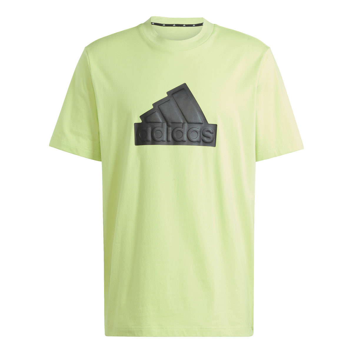 adidas Future Icon Badge of Sport T-shirt Heren - limoen, zwart