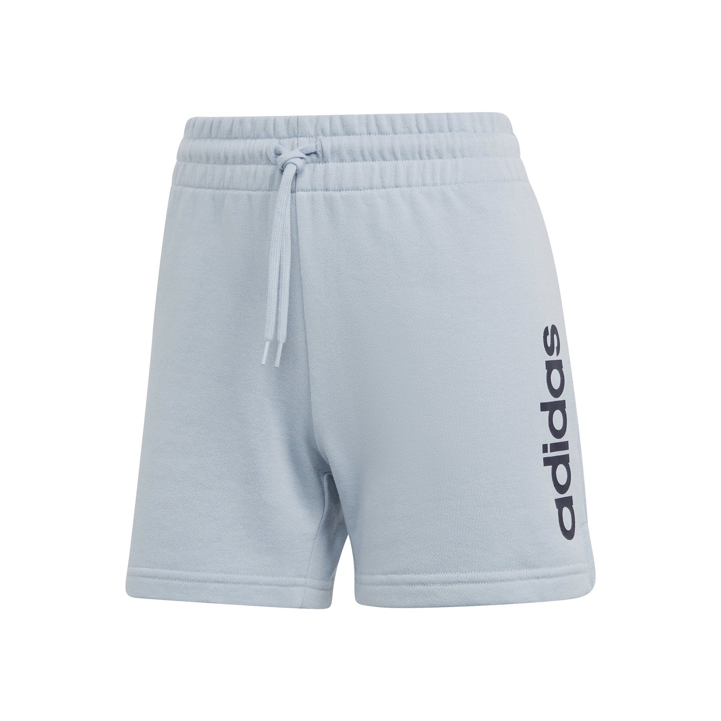 adidas Linear French terry Shorts Dames - blaugrau, donkerblauw