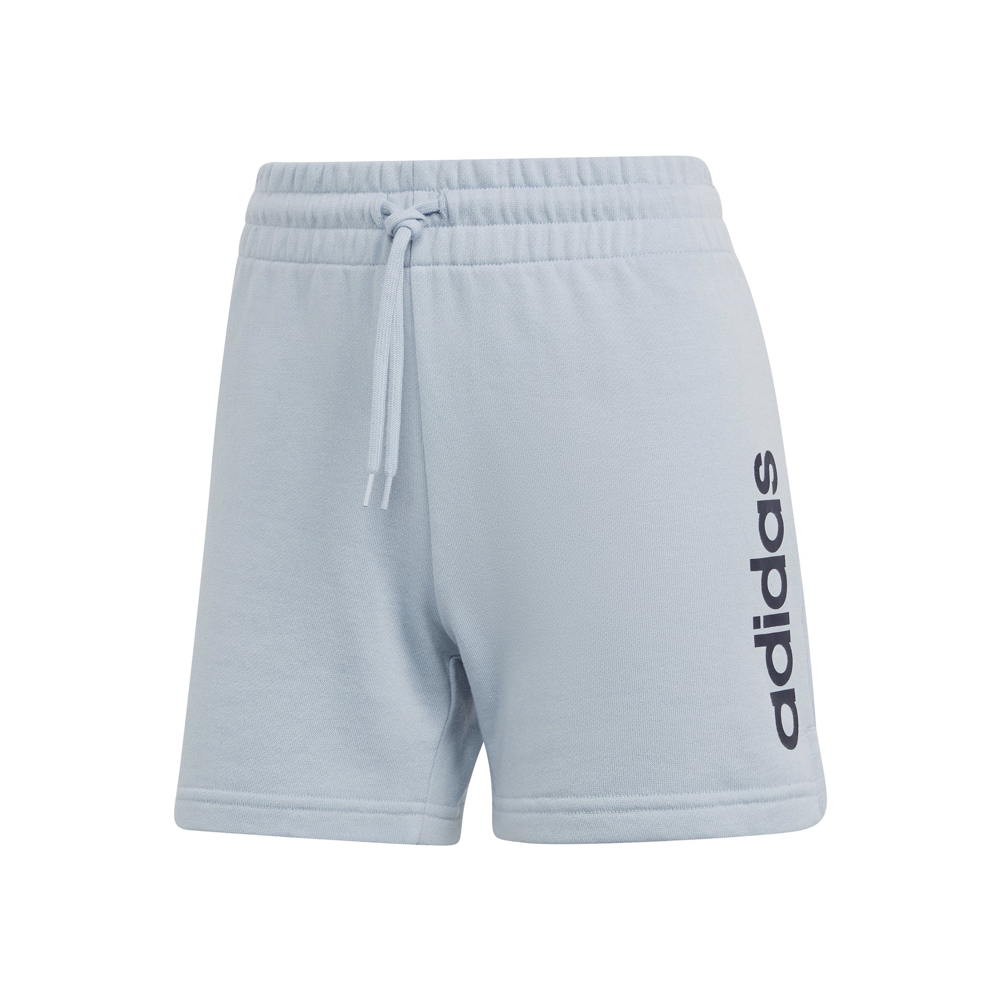adidas Linear French terry Shorts Dames - blaugrau, donkerblauw