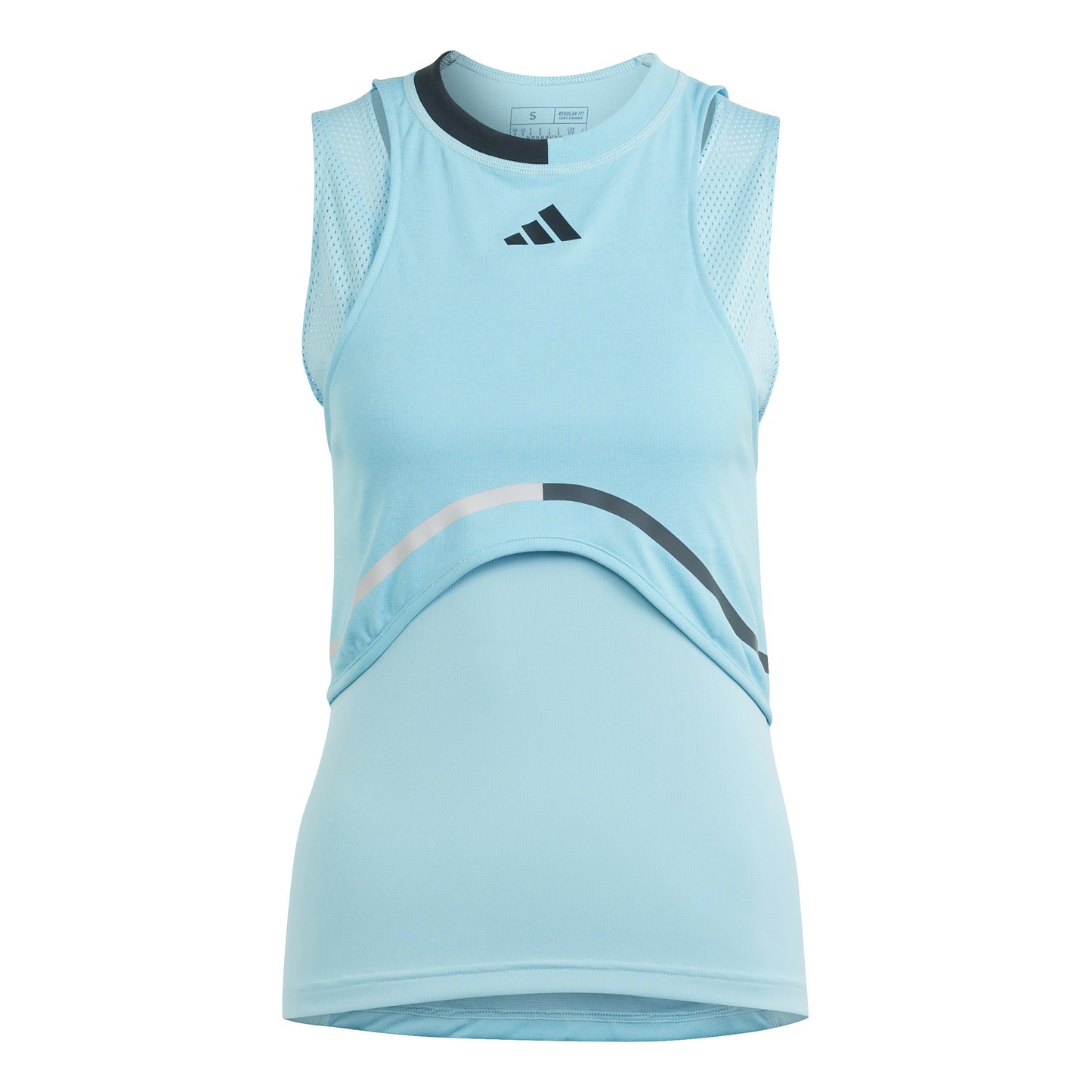 adidas Match Pro Tanktop Dames-Lichtblauw,Veelkleurig