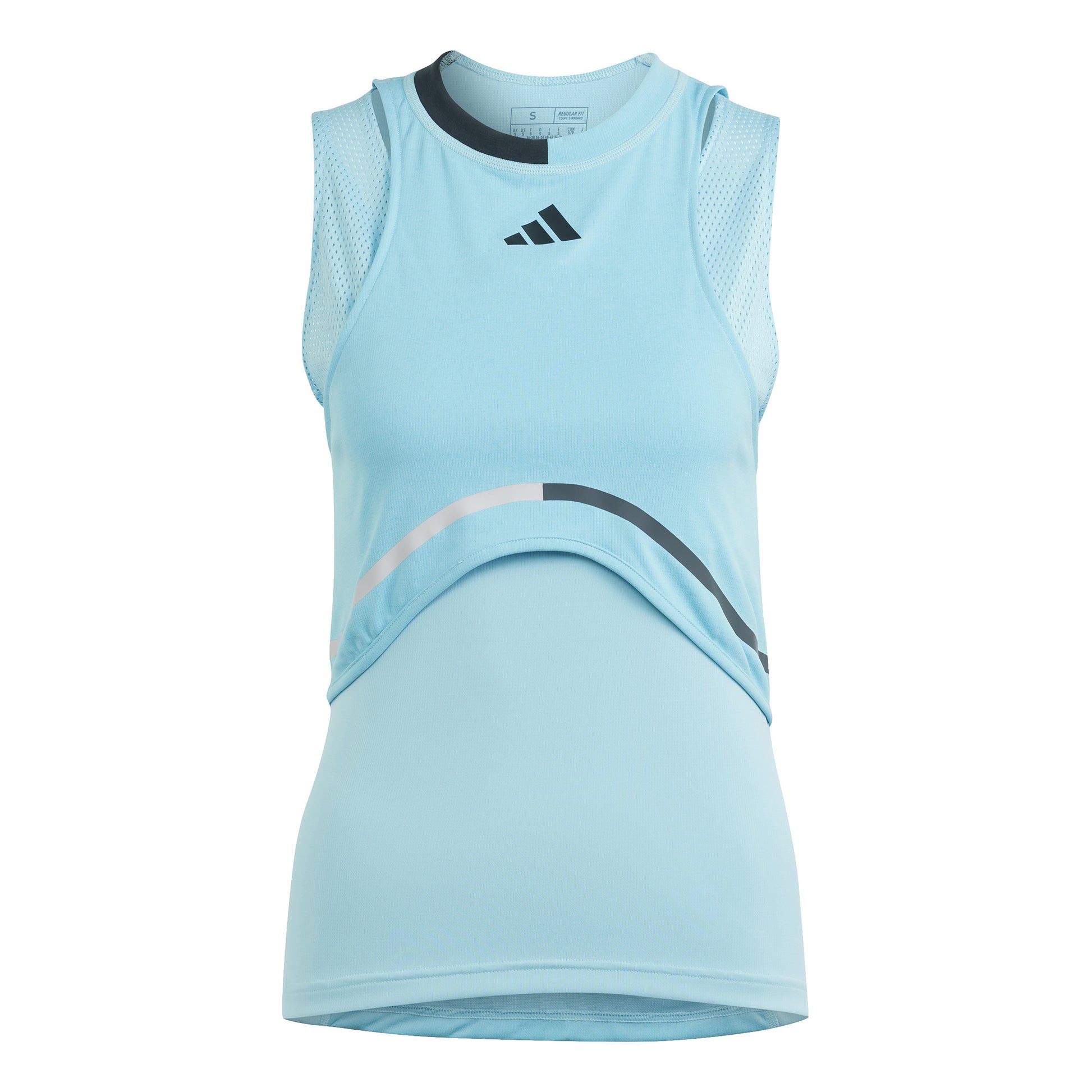 adidas Match Pro Tanktop Dames-Lichtblauw,Veelkleurig