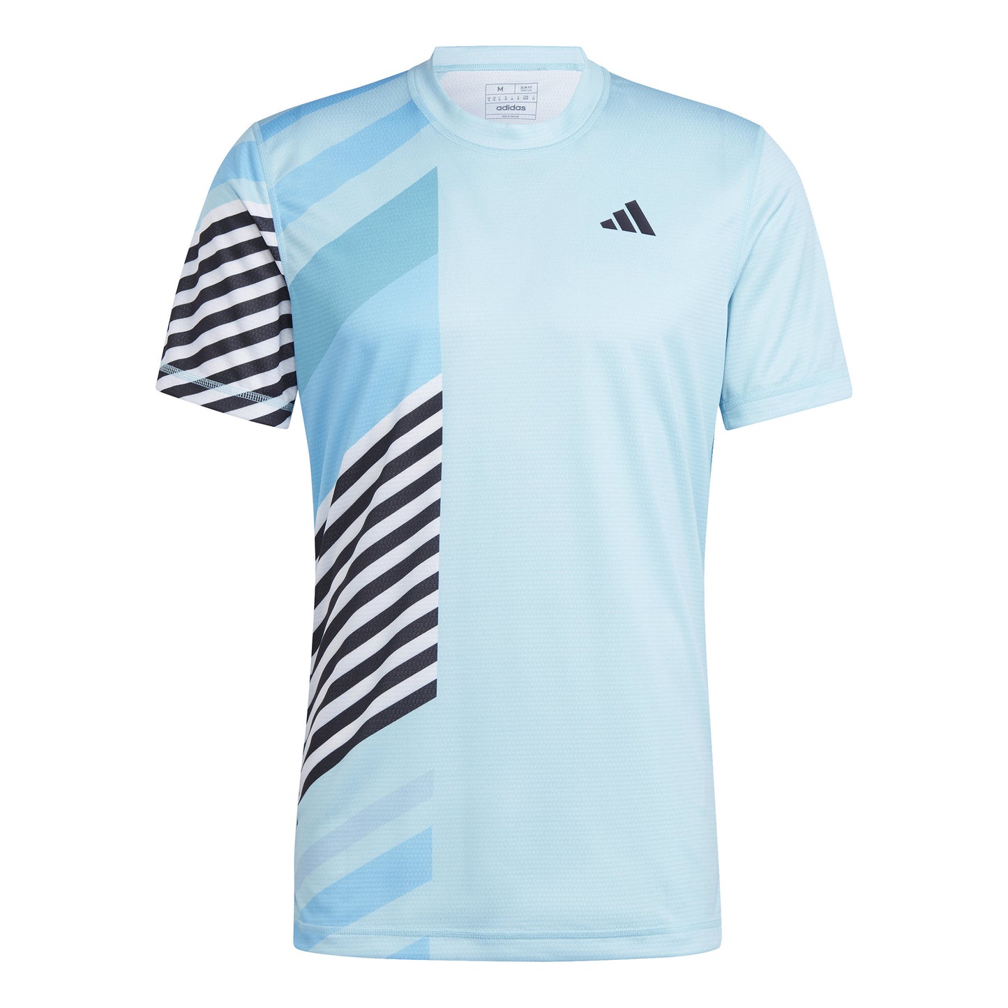 adidas FLFT Pro T-shirt Heren - lichtblauw, veelkleurig