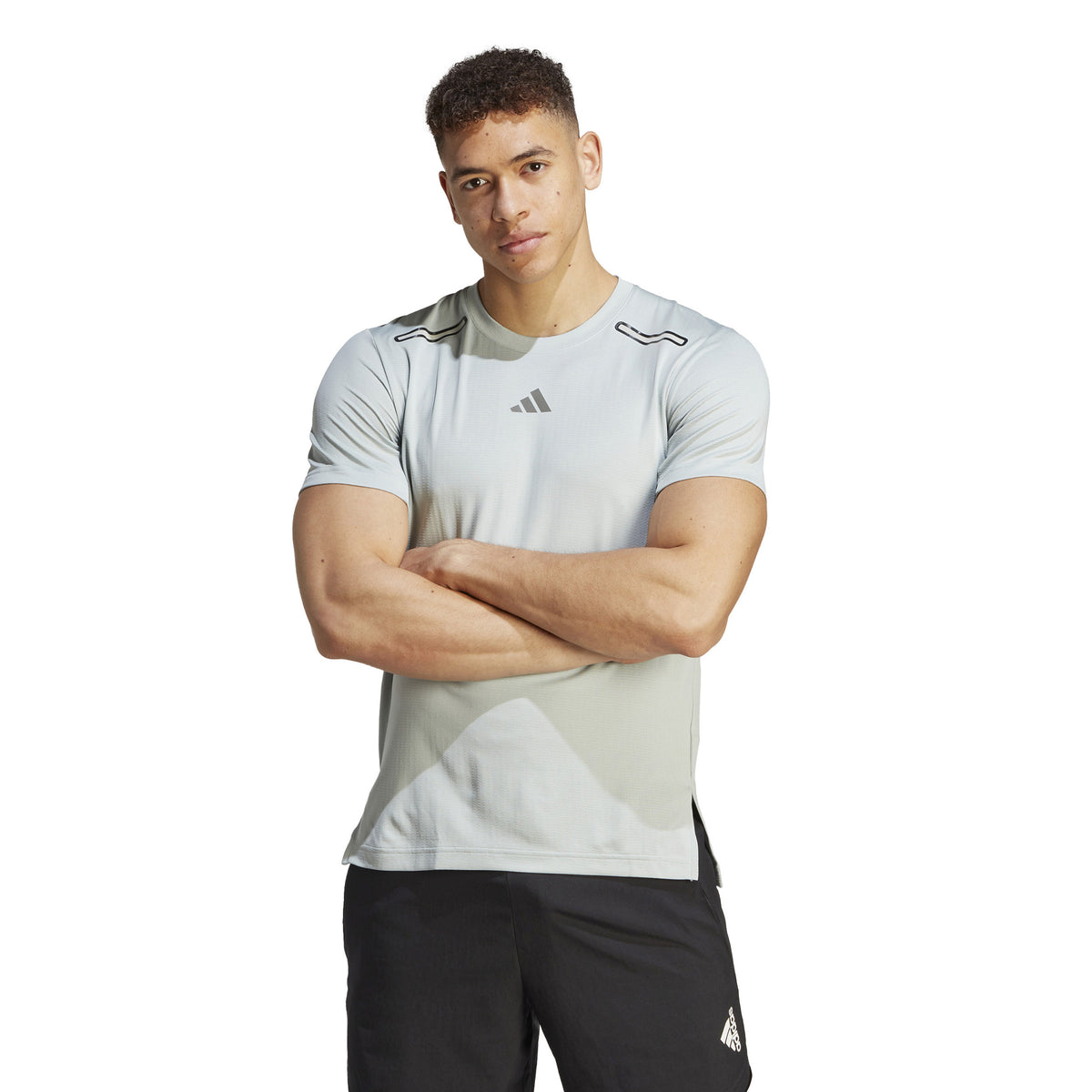 adidas Herren T-shirt Heren - grijs,