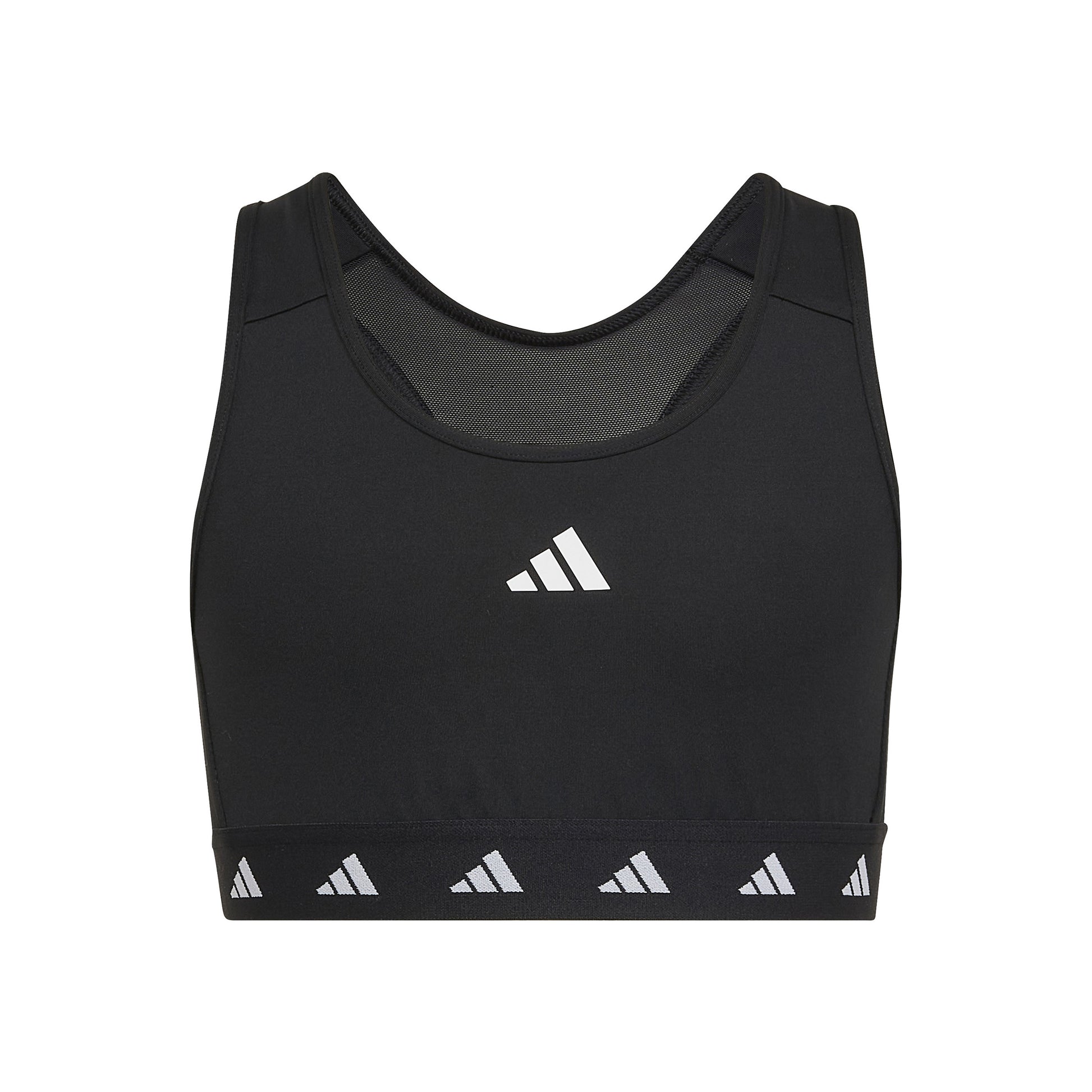 adidas Tech-Fit Power Sport-bh Meisjes - zwart, wit