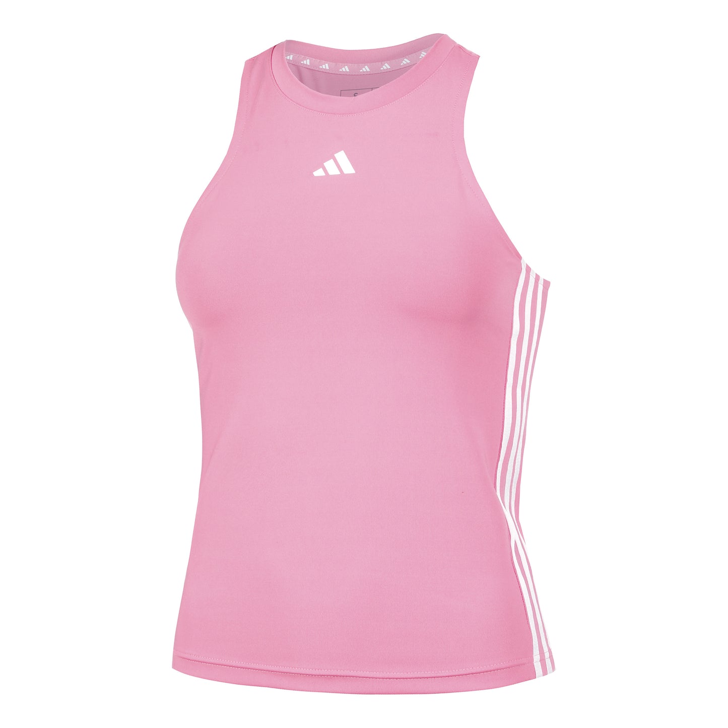 adidas Training ES 3 Stripes Tanktop Dames - pink, wit