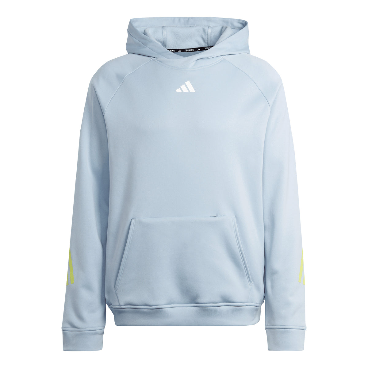 adidas Training Icons 3 Stripes Sportjas Heren - lichtblauw, limoen