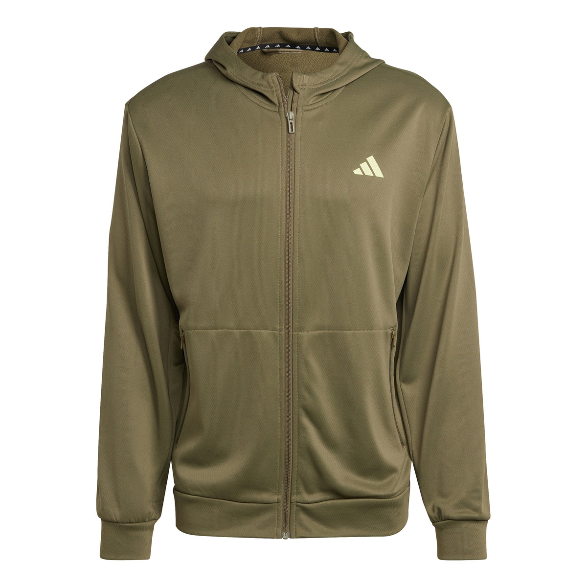adidas Essential Trainingsjack Heren - olijf,