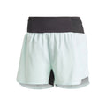 Terrex AGR 3in Hardloopshorts Dames - lichtblauw,
