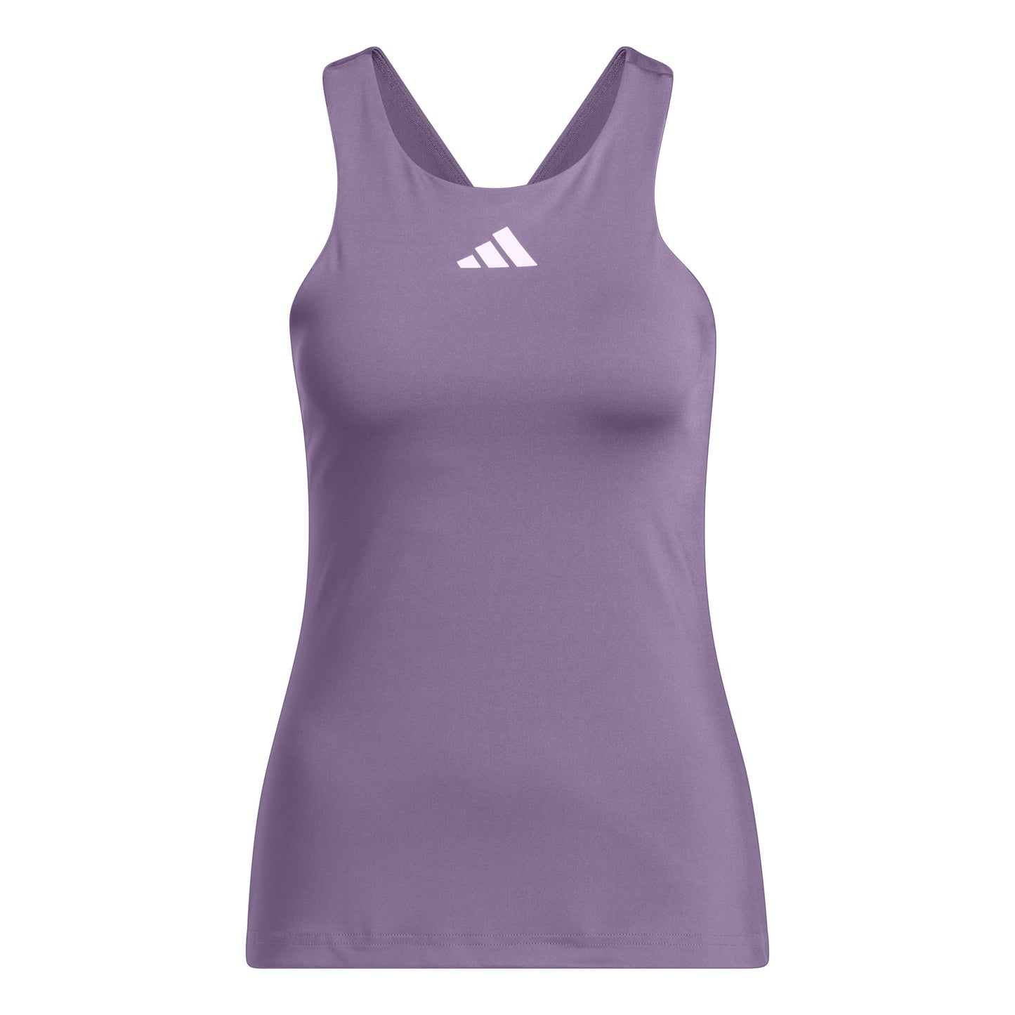 adidas Y Tanktop Dames-Paars,Wit