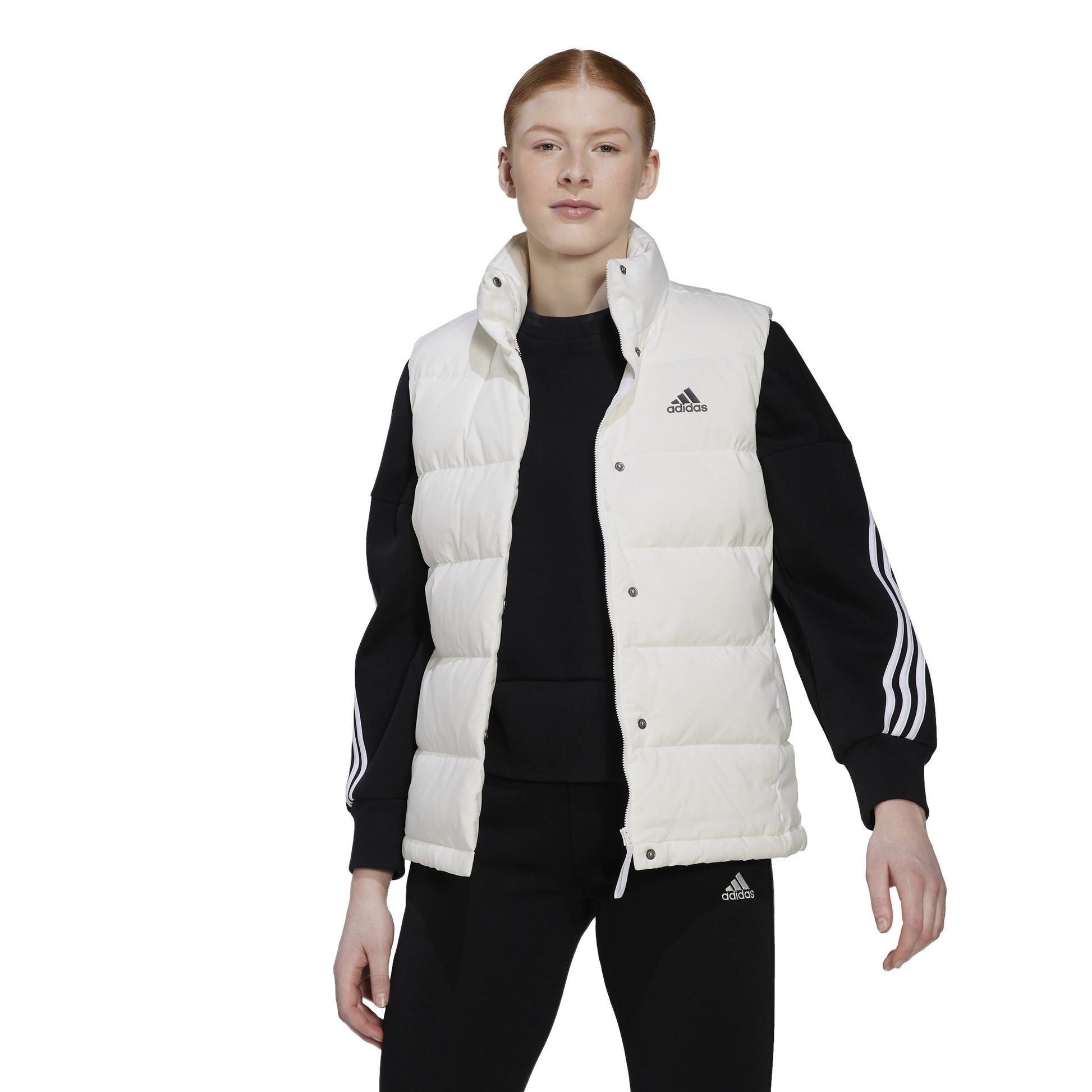 adidas Helonic Vest Dames - wit,