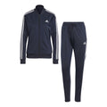 3Stripes Trainingspak Dames - donkerblauw, wit