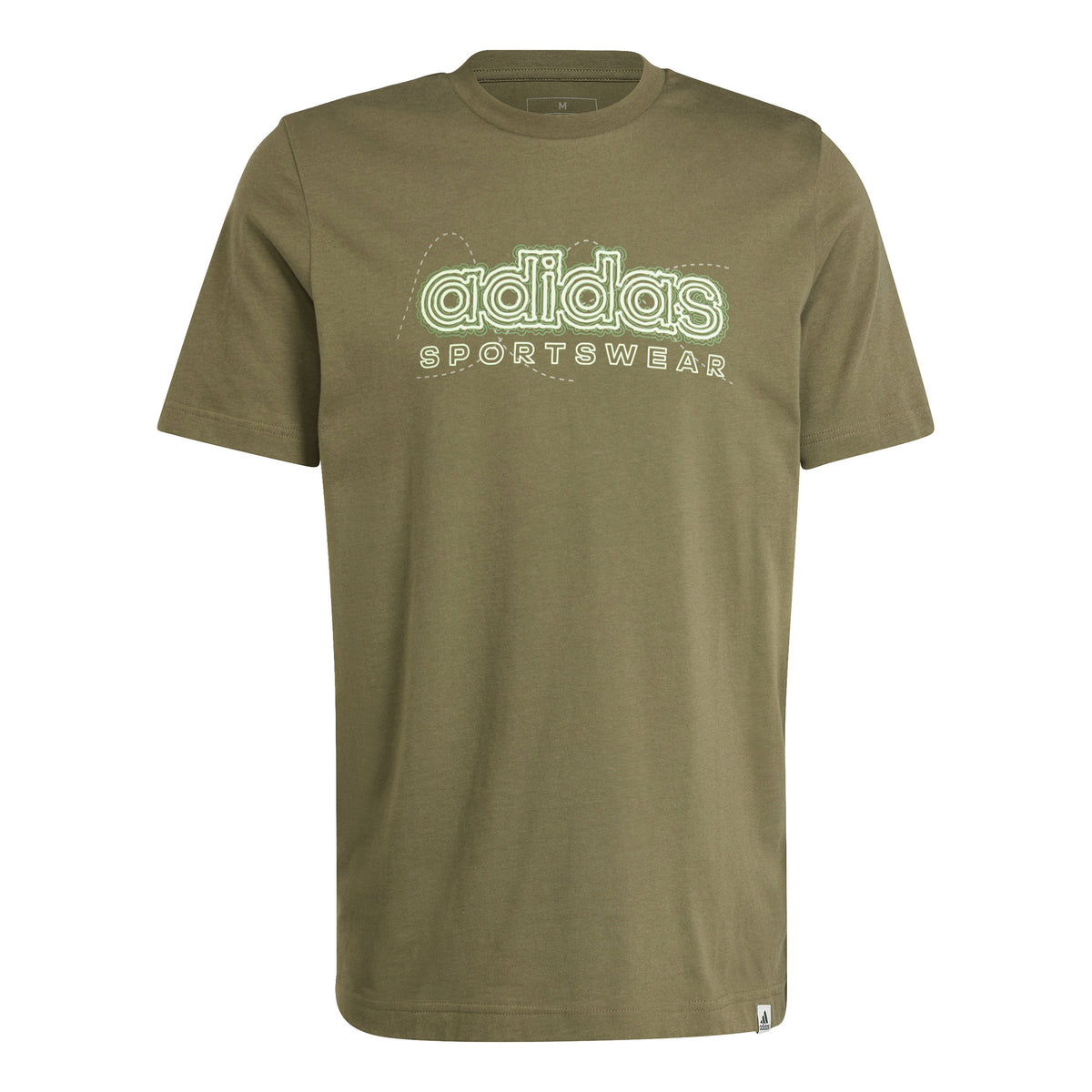 adidas Growth SPW T-shirt Heren - olijf,