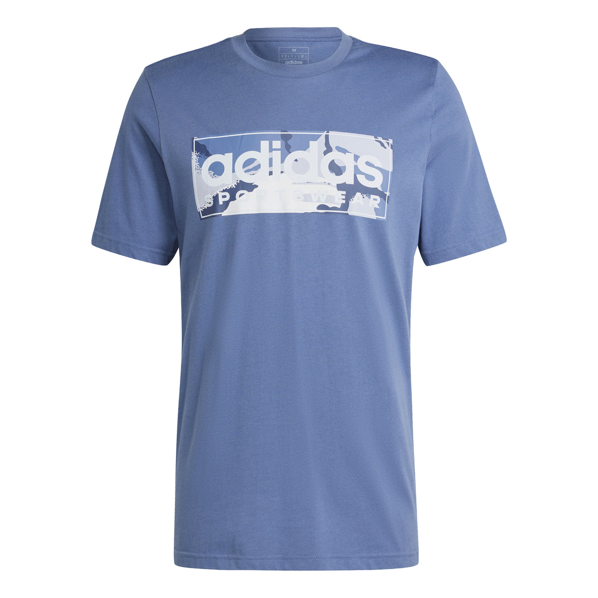 adidas Camo Graphic 2 T-shirt Heren - blaugrau, wit