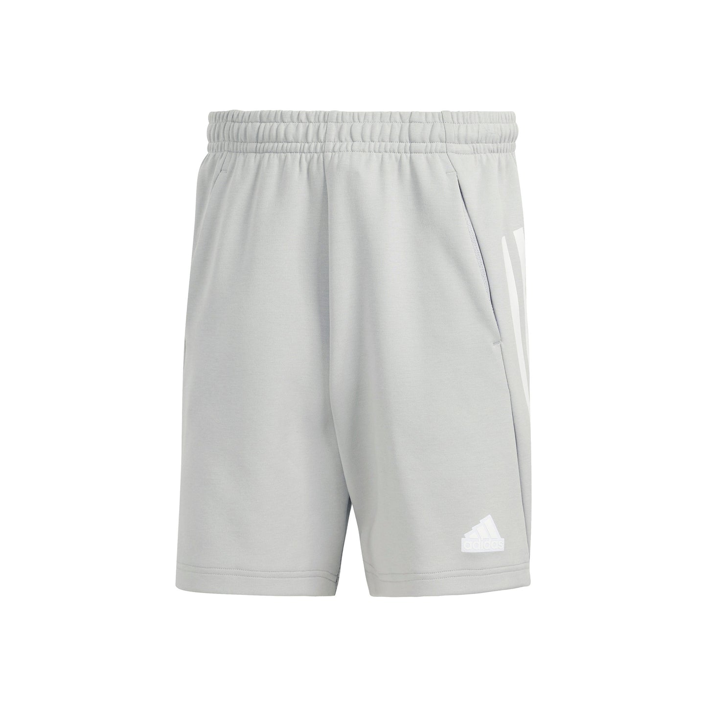 adidas Future Icon 3 Stripes Shorts Heren - lichtgrijs, wit