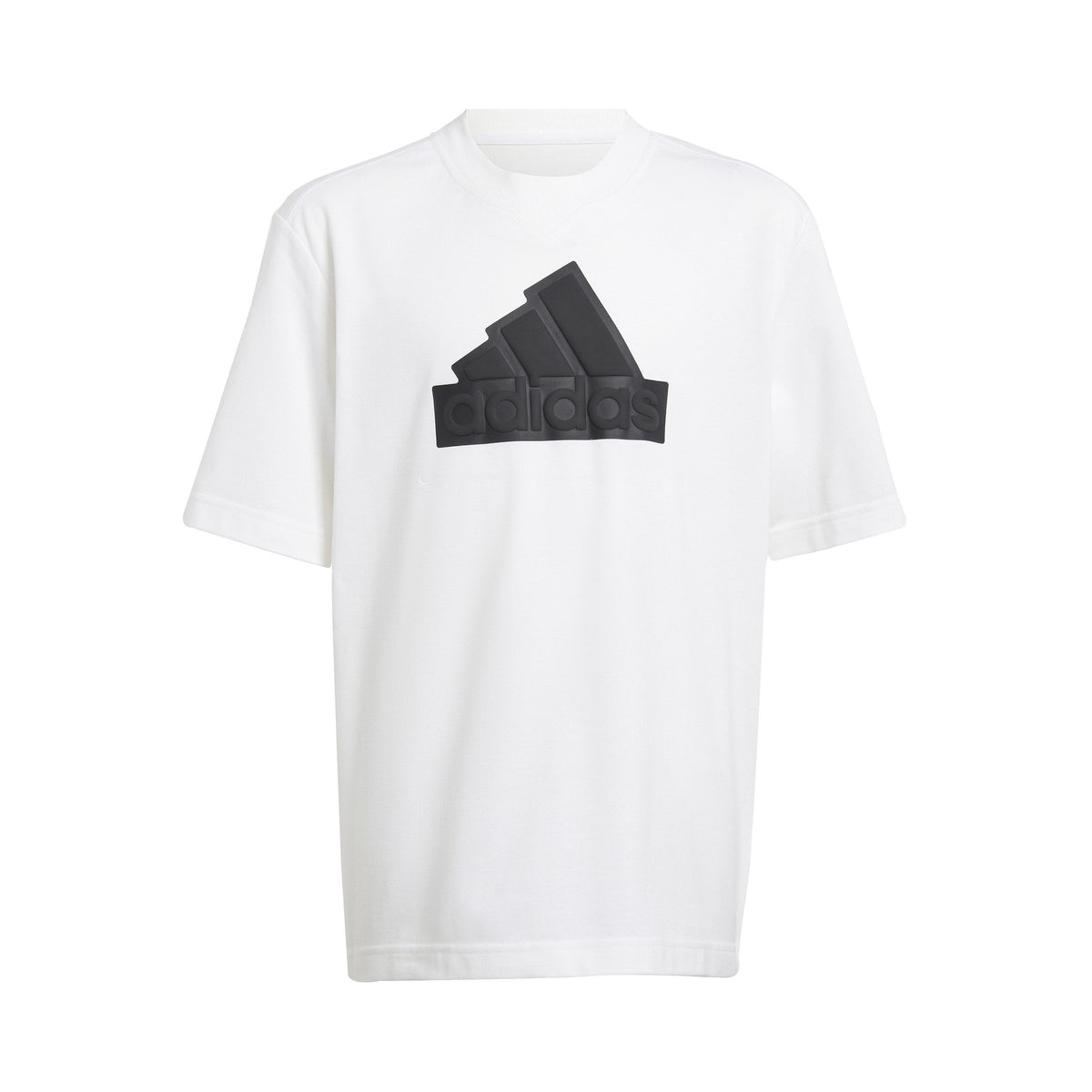 adidas Logo T-shirt Jongens - wit, zwart