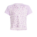 AOP T-shirt Meisjes - roze, paars