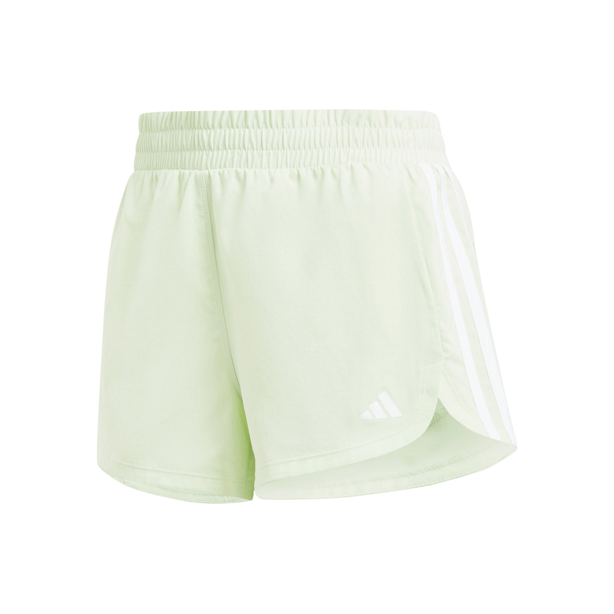 adidas Pacer Woven mid Shorts Dames - lichtgroen,