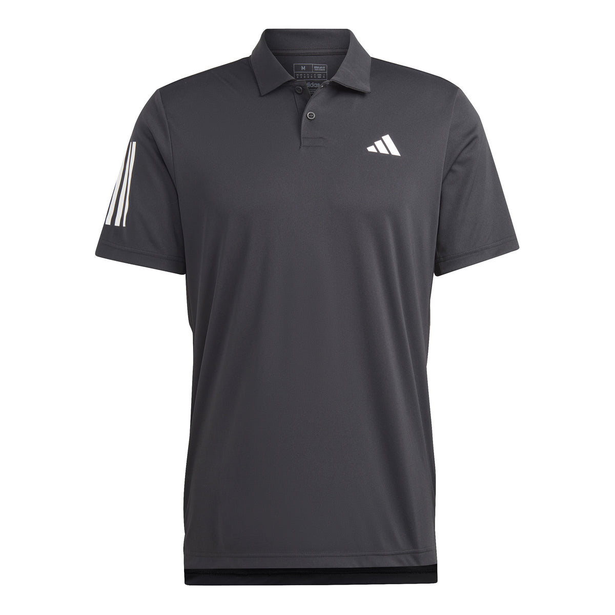 adidas Club 3-Stripes Polo Heren - zwart, wit