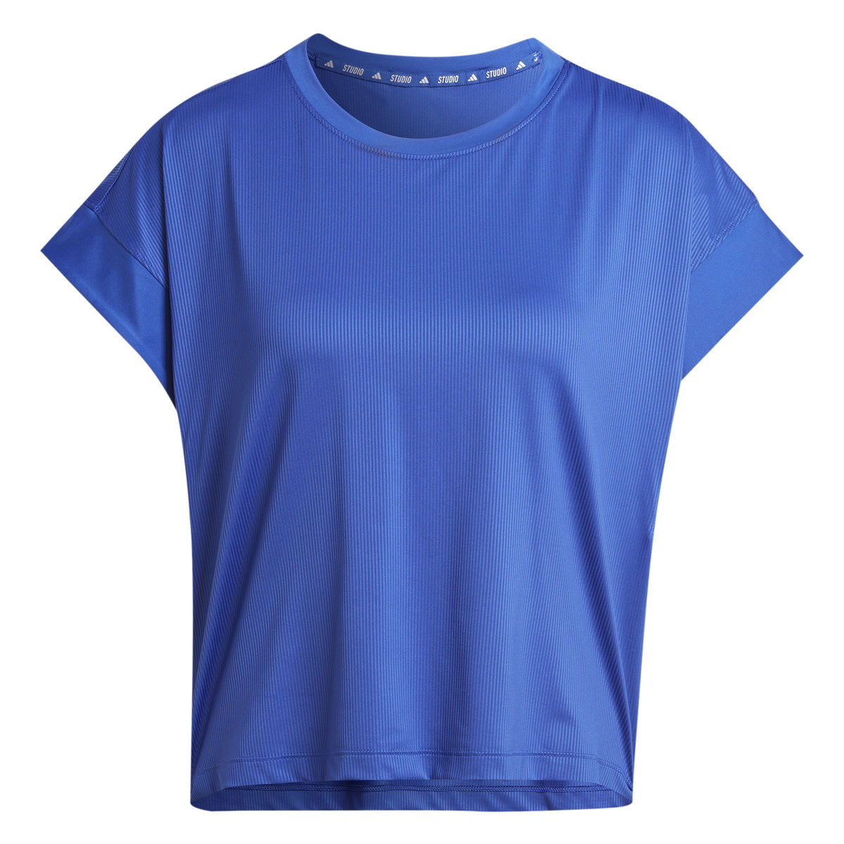 adidas Studio T-shirt Dames - blauw,