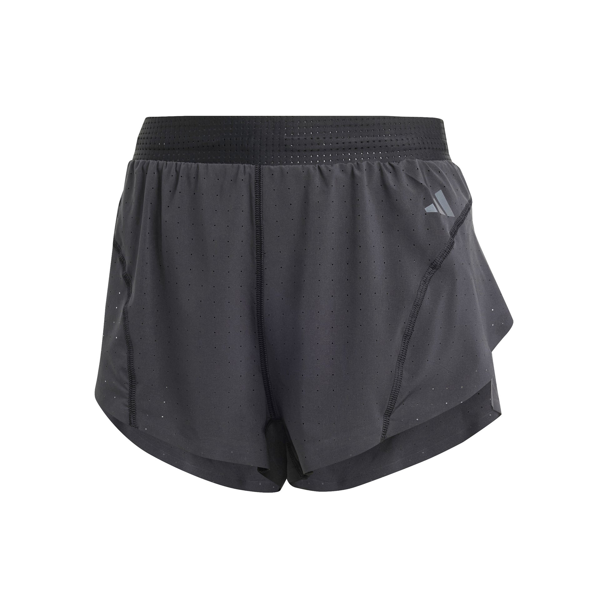 adidas Adizero Split Short Hardloopshorts Dames - zwart,